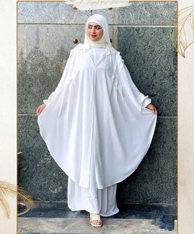 إحرام عمرة حريمي — وشاح + بيزك
